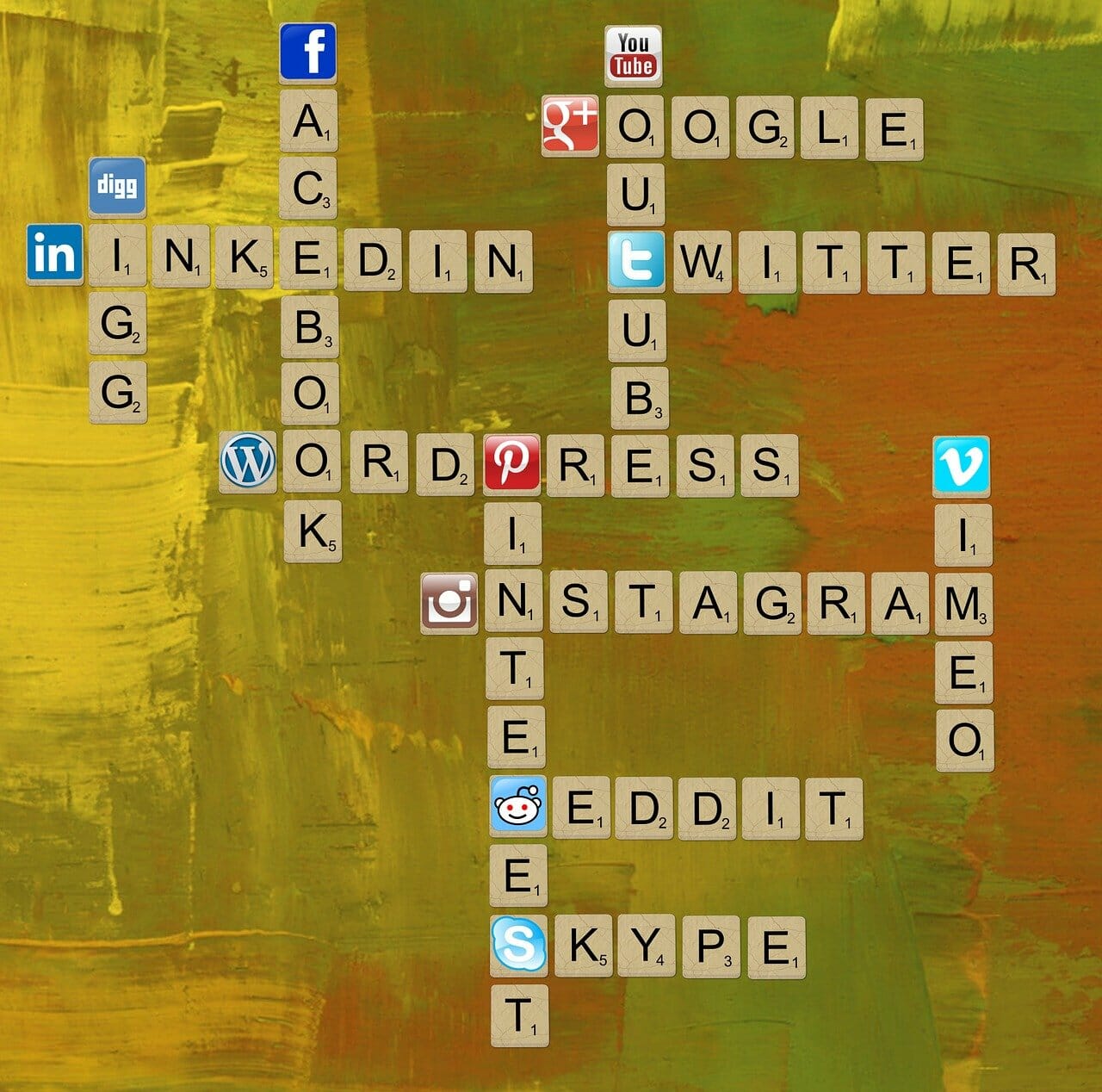  an image featuring a magnifying glass highlighting a small business among many, surrounded by various content marketing symbols like blogs, videos, infographics, podcasts, and social media icons